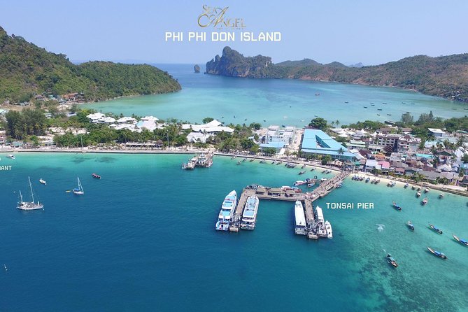 PHUKET-Phi Phi Island-Khai Island-Lunch by Sea Angel Speed Boat - Phi Phi Leh circuit: Lohsama Bay, Pileh Lagoon, Viking Cave, and Monkey Beach