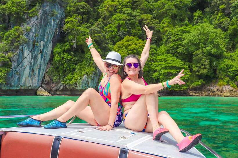 Phuket: PhiPhi, Maya Bay & Khai Island Day Tour with Lunch - Pileh Lagoon Swimming: Where the Day Turns From Crowds to Water