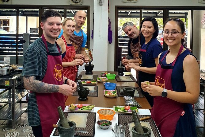 Phuket Thai Cooking Class with Market Tour Option - Getting to the kitchen: Phuket pickup, drop-off, and meeting points