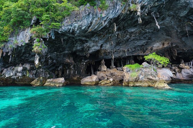 Phuket: Wow Andaman Snorkeling Trip to Phi Phi & Bamboo Islands - Viking Cave snorkeling: for the view above and fish below