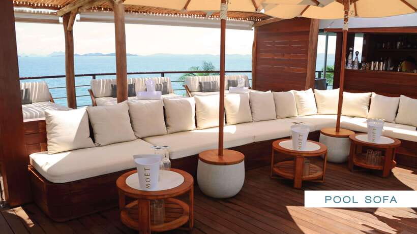 Phuket: YONA Floating Beach Club Day Experience - Seating, sun, and the smart photo strategy