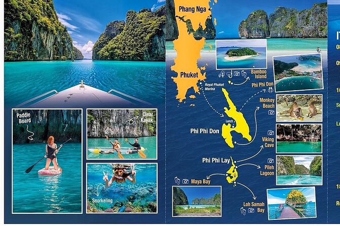 Premium Phi Phi, bamboo island tour Speed Catamaran - Phi Phi Don: Lunch, Walking Time, and Getting Off the Loop