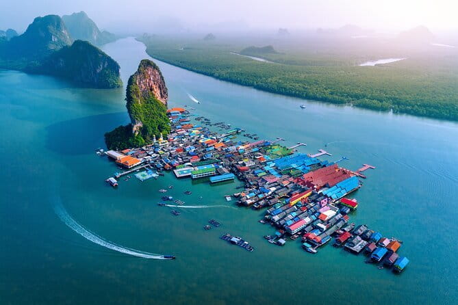 Private Hong Krabi & James Bond Islands Adventure by Speedboat - Panyee Island floating village: the lunch stop you’ll actually remember