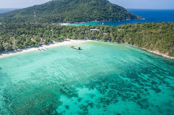 Racha and Coral Island One Day Trip + Sunset by Luxury Catamaran From Phuket - Stop 1: Ko He on Coral Island (beach relax mode)