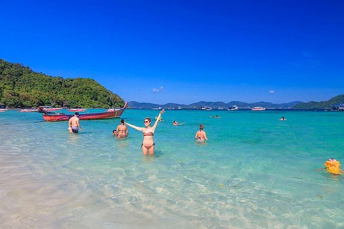 Racha and Coral Island One Day Trip + Sunset by Luxury Catamaran From Phuket - Stop 2: Koh Racha Yai (snorkeling + longtail transfer)