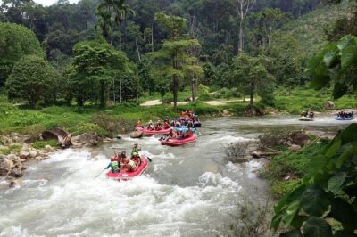 Rafting 5 km, ATV 30 Mins, Fly Fox and Jungle Tour From Phuket - Getting There From Phuket: Plan for a Long Van Ride