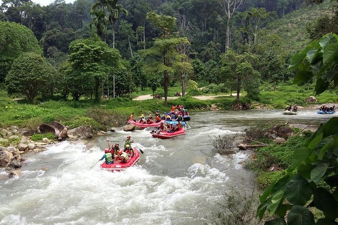 Rafting 5 km, ATV 30 Mins, Fly Fox and Jungle Tour From Phuket - Getting There From Phuket: Plan for a Long Van Ride