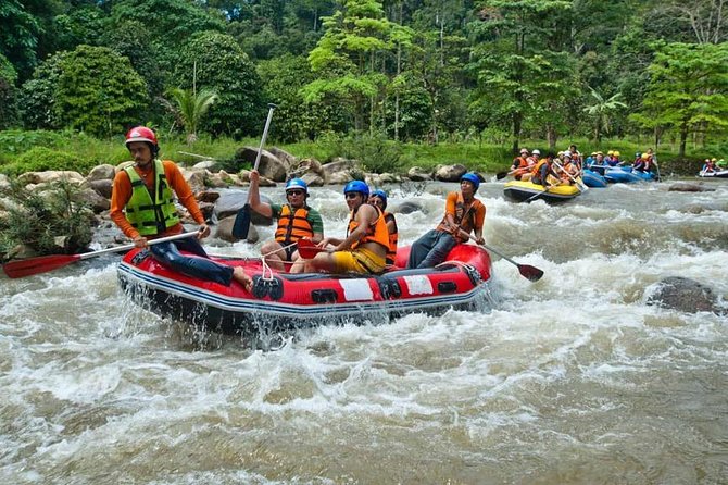 Rafting 7 km and ATV Adventure Tour with Lunch From Phuket - Flying Fox 150m and jungle trekking: the fun add-ons