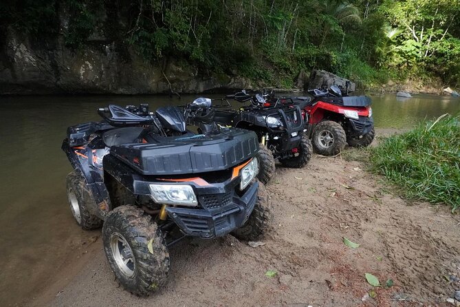 Rafting 7KM & ATV visit monkey cave and waterfall with Lunch - ATV in the Rainforest + Zipline: Fun, But Time-Limited