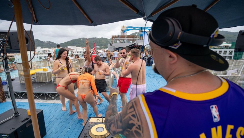 Sailaway Pool Party Phuket - Rooftop Cocktails With a Real View: Patong Beach and Jungle Valley
