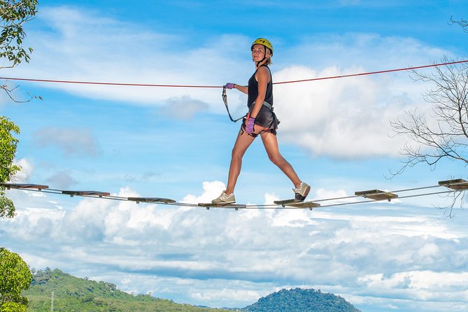 The Phuket Rites of Passage Eco Adventure - Stop 4: Jungle Xtrem Adventure and Zipline Park in the treetops